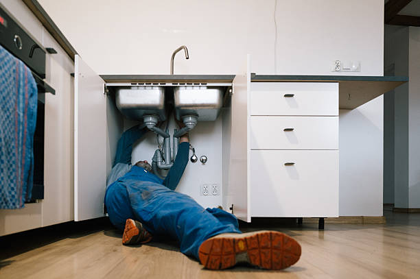 Professional Drain Cleaning technician working in La Fargeville, NY